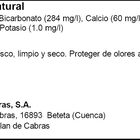 Agua Solán de Cabras 1,5l azul