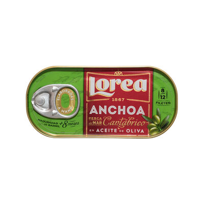 Anchoa en aceite de oliva del cant&aacute;brico Lorea 30g 