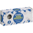 Estropajo Lanta 3 unidades para acero inoxidable