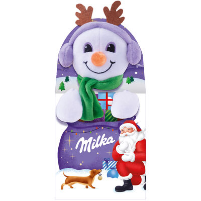 Chocolatinas surtidas con peluche Milka 96g