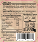 Tomate frito origen nacional sin gluten Alipende 550g