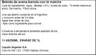 Bebida de avena barista matcha Yosoy 1l