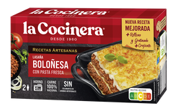 Lasaña La Cocinera boloñesa 500g