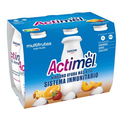 L Casei Actimel Danone pack 6 multifruta