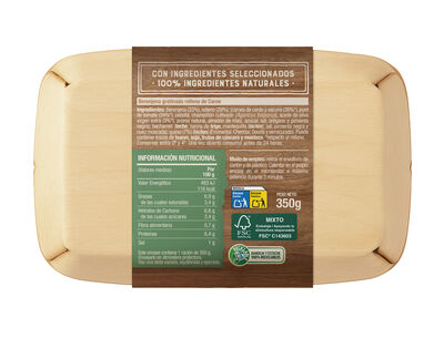 Berenjena gratinada rellena de carne El Buen Comer Carretilla 350g