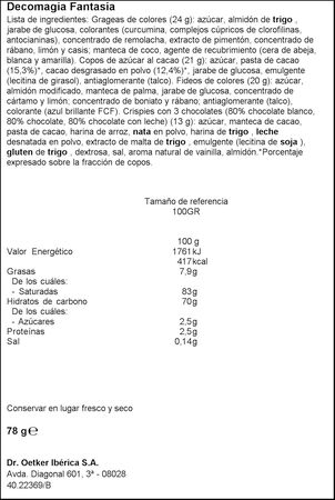 Decomagia fantas&iacute;a Dr Oetker 78g