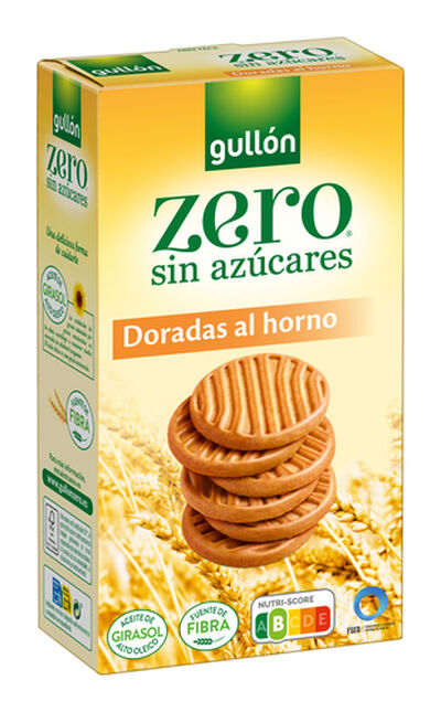 Galleta dorada al horno sin az&uacute;car Gull&oacute;n 330g