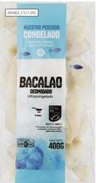 Bacalao al punto de sal en porciones 400g