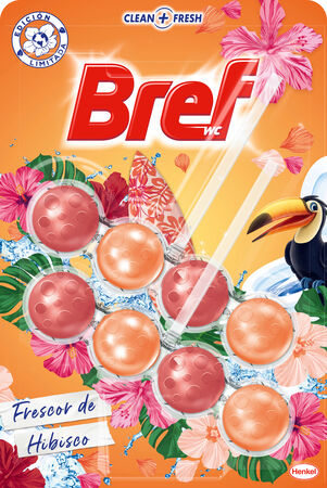 Limpiador Wc Colgador Bref 2U Frescor De Hibisco