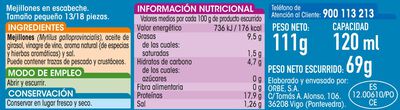 Mejillon Alipende 69g 13/18 escabeche