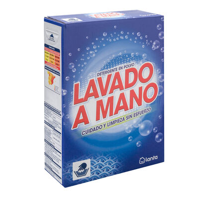 Detergente en polvo Lanta 650g para lavar a mano