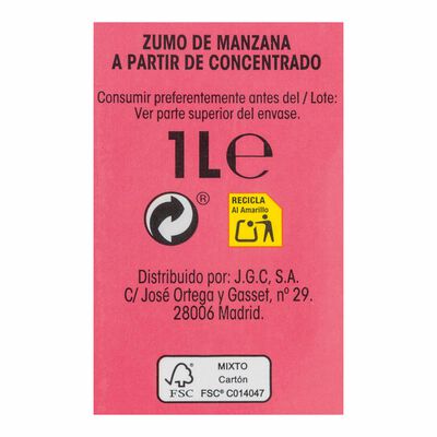 Zumo de manzana Alipende brik 1l
