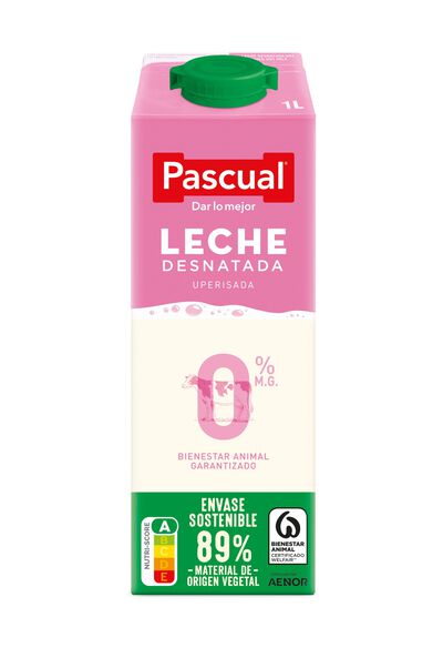 Leche Pascual 1l desnatada