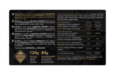 Boqueron Usisa 84g en aceite oliva