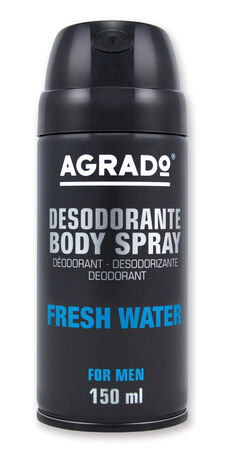 Desodorante En Spray Agrado Men 150 ml Fresh Water