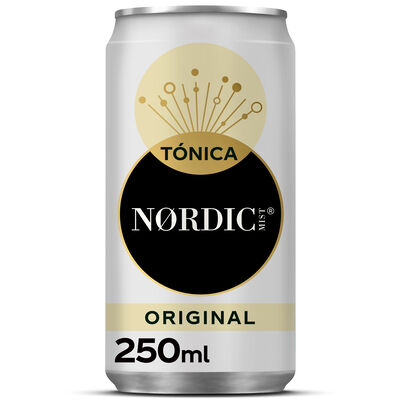 Refresco t&oacute;nica Nordic Mist lata 25cl