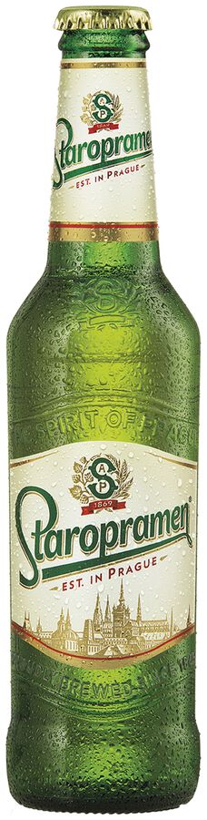 Cerveza Rubia Pilsner Staropramen botella 33cl