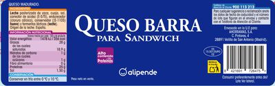 Queso barra Alipende