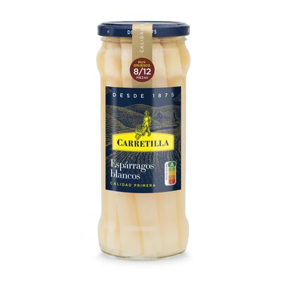 Esp&aacute;rragos blancos extra Carretilla 325g muy grueso