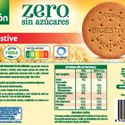 Galleta sin azúcar añadido zero Gullón 400g digestive