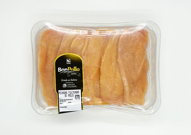 Pechuga de pollo fileteada Señorío 700g aproximadamente