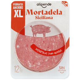 Mortadela siciliana en lonchas Alipende 250g