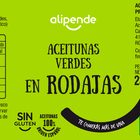 Aceitunas en rodajas Alipende 105g verde