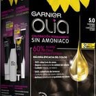 Tinte de cabello sin amoníaco Garnier Olia nº 5 castaño claro