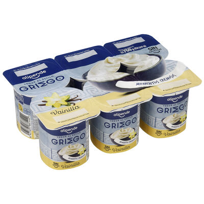 Yogur griego vainilla pack 6 Alipende 750 g