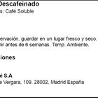 Café soluble descafeinado La Estrella 190g