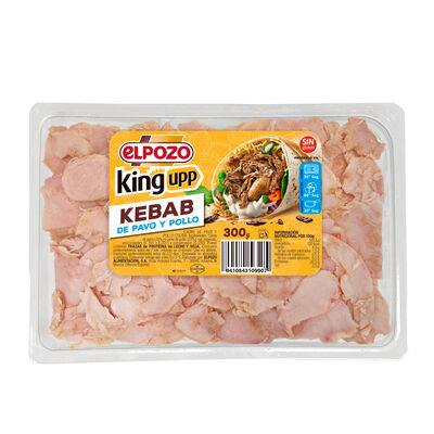 Kebab king upp Elpozo 300 gr pavo-pollo