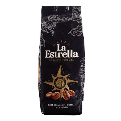 Café en grano premium La Estrella 500g