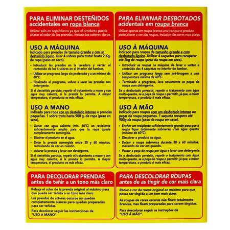 Aditivo quitadesteñidos Iberia