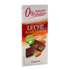 Chocolate con leche sin az&uacute;car a&ntilde;adido con almendras Alipende 150g