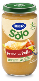 Tarro Hero Solo arroz pollo desde 6 meses 235g