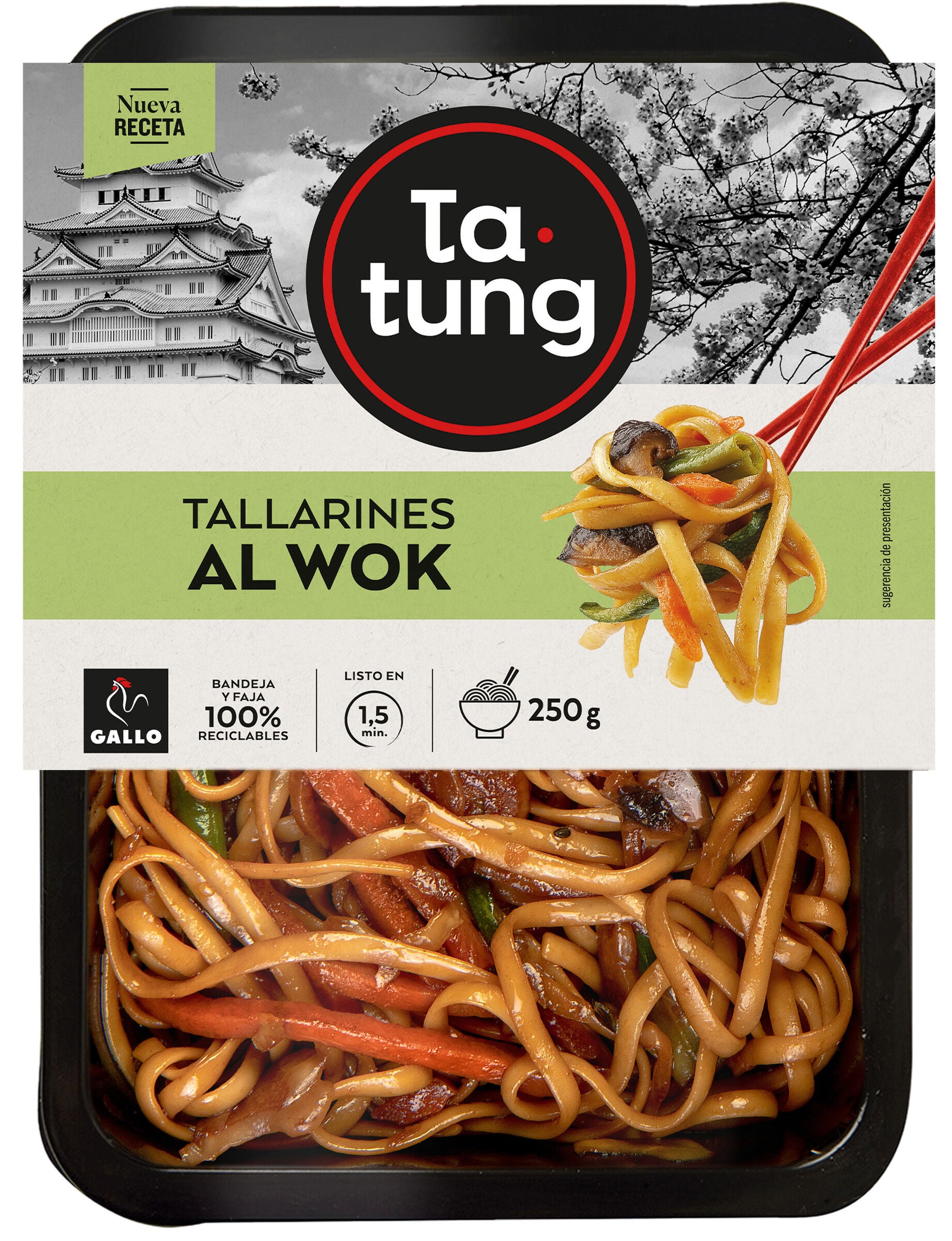 Tallarines al wok Ta-tung 250g