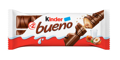 Chocolatina Kinder bueno pack 2 con leche y avellanas