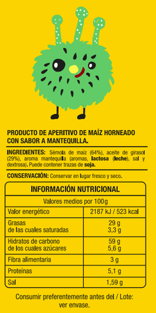 Palomitas Alipende 90g con mantequilla