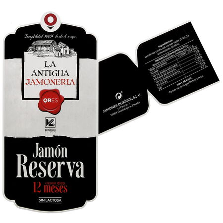 Jamón reserva Antigua Jamónería peso aproximado PIEZA 7,5k