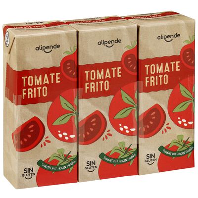 Tomate frito origen nacional sin gluten Alipende p3 210g