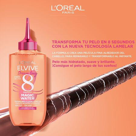 Crema suavizante Elvive L'Oréal 200ml 8 segundos magic water