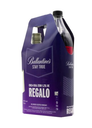 Whisky Ballantines 70cl + Coca-Cola Zero 