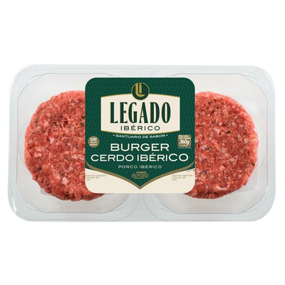 Hamburguesa de cerdo ib&eacute;ricopack 4 de 90g