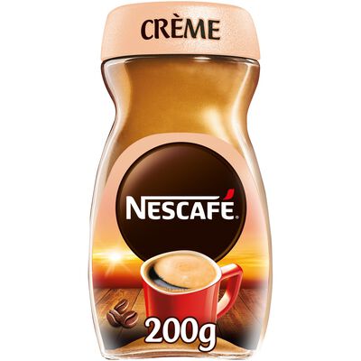 Caf&eacute; soluble Nescaf&eacute; 200g cr&egrave;me