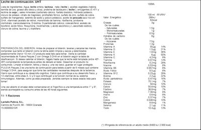 Leche continuación Puleva peques 2 6-12meses 1l