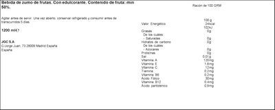 N&eacute;ctar sin az&uacute;car multifrutas Disfruta pack 6