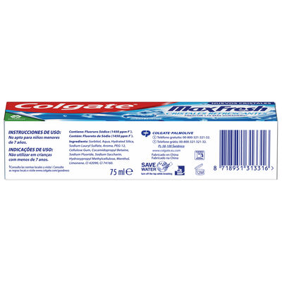 Pasta de Dientes Colgate max Fresh Cristales Refrescantes 75ml