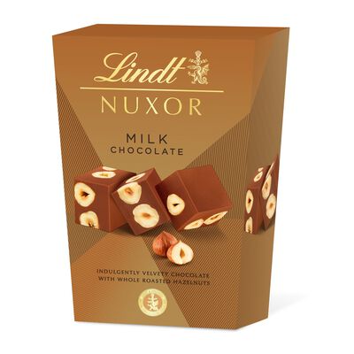 Bombones de chocolate con leche Nuxor Lindt 150g