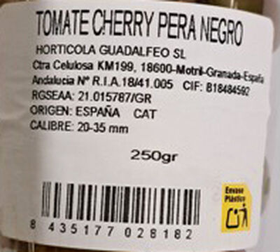 Tomate cherry kumato bandeja 250g