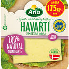 Queso havarti light en lonchas Arla 175g